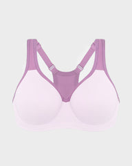 Unlined External Underwire Full Coverage Sports Bra