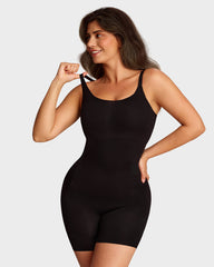 EasySlide Pull-Down Shapewear Bodysuit