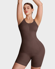 EasySlide Pull-Down Shapewear Bodysuit