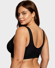 Breathable Fixed Cup Jelly Support Smoothing Bra