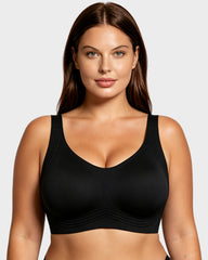 Breathable Fixed Cup Jelly Support Smoothing Bra