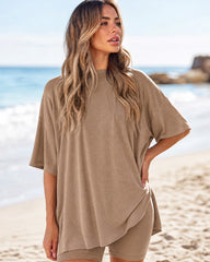 2-Piece Biker Short Lounge Set for Everyday Wear