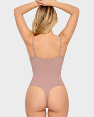 Covered Bust Seamless Sculpting Bodysuit