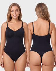 Covered Bust Seamless Sculpting Bodysuit