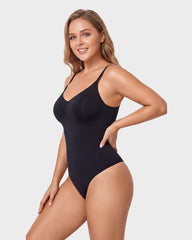 Covered Bust Seamless Sculpting Bodysuit