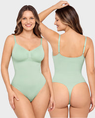 Covered Bust Seamless Sculpting Bodysuit