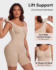 Easy-Access Tummy Control Shapewear Bodysuit