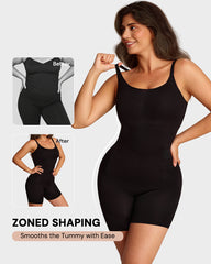 EasySlide Pull-Down Shapewear Bodysuit