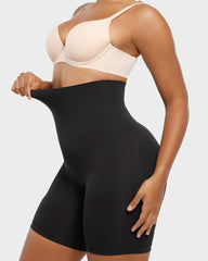 High-Waisted Tummy Control Shaping Shorts