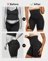 High-Waisted Tummy Control Shaping Shorts