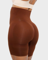 High-Waisted Tummy Control Shaping Shorts