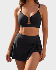 High Waist Tummy Control Push Up Bikini