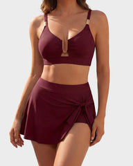High Waist Tummy Control Push Up Bikini