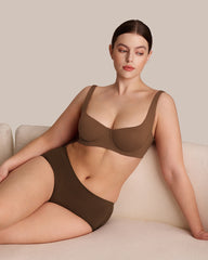 Invisible Balconette Bra with Unlined Comfort