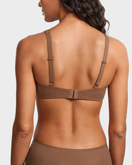 Invisible Balconette Bra with Unlined Comfort