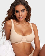 Invisible Balconette Bra with Unlined Comfort