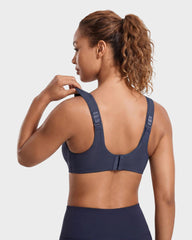 High Impact Sports Bra with External Underwire Support