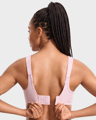High Impact Sports Bra with External Underwire Support