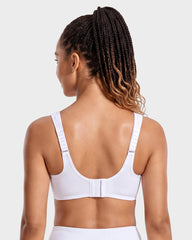 High Impact Sports Bra with External Underwire Support