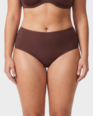 5-Pack No Show High-Waist Briefs for Everyday Seamless Comfort