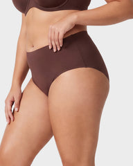 5-Pack No Show High-Waist Briefs for Everyday Seamless Comfort