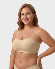 Non-Slip Bandeau Seamless Wireless Strapless Bra