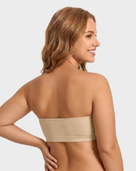 Non-Slip Bandeau Seamless Wireless Strapless Bra