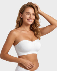 Non-Slip Bandeau Seamless Wireless Strapless Bra