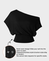 Off Shoulder Slim Fit Crop Top