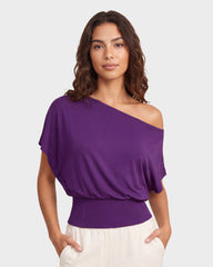 Off Shoulder Slim Fit Crop Top