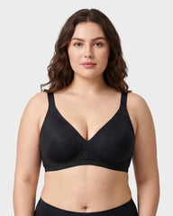 Seamless Deep V Push-Up Wireless Bra