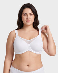 Plus Size Cooling Full Coverage Minimizer Bra