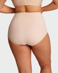 5-Pack Plus-Size High-Waist Cross Tummy Control Panties