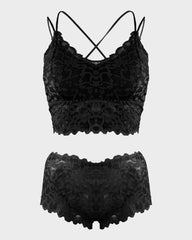 4-Pack Romantic Lace Bralette & Panty Bundle