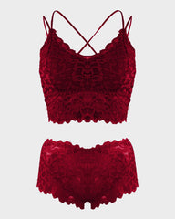 4-Pack Romantic Lace Bralette & Panty Bundle
