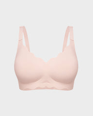 Seamless Wireless Scalloped Edge Jelly Bra