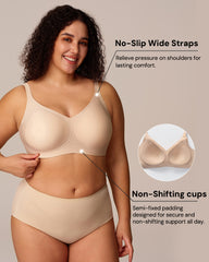 Seamless Jelly Strip Wireless Lift Bra