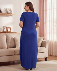 Slimming Maxi Lounge Dress with Pockets