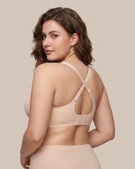 Soft Full Coverage Scalloped Wireless Jelly Bra
