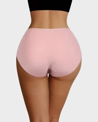 6-Pack Soft Cotton Heart Print High-Waist Panties