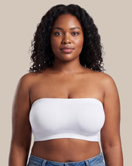 Stay‑Put Wireless Seamless Bandeau Bra