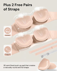 Strapless Wireless Padded Bandeau Bra