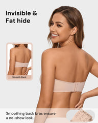 Strapless Wireless Padded Bandeau Bra