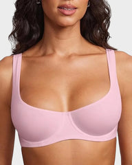 Invisible Balconette Bra with Unlined Comfort