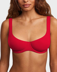 Invisible Balconette Bra with Unlined Comfort