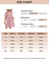 Button-Down A-Line Mini Dress