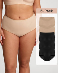 5-Pack Seamless High-Waist Shaping Panties