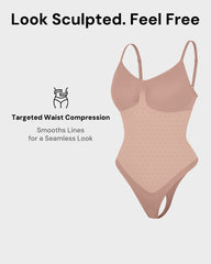 Covered Bust Seamless Sculpting Bodysuit
