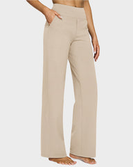 Loose High-Waist Business Wide-Leg Yoga Pants