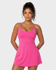 Plush Backless Active Dress-Easy Peezy